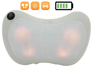 Electric Battery Operated Mini Shiatsu Car Neck Massage Pillow