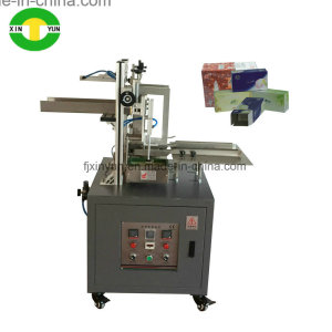 Manual facial tissue paper carton box packing machine