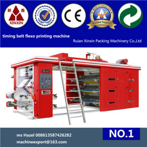 Letter Press Flexible Packaging 6 Color Flexography Printing Machine